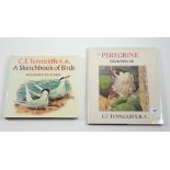 Charles Tunnicliffe, A Peregrine Sketchbook and A Sketchbook of Birds, both first editions
