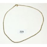 A 9ct gold chain -11.6g