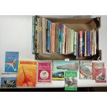 A box of vintage transport books