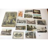 Postcards - Norfolk topographical including Scotch Girls gipping herrings at Yarmouth fishery,
