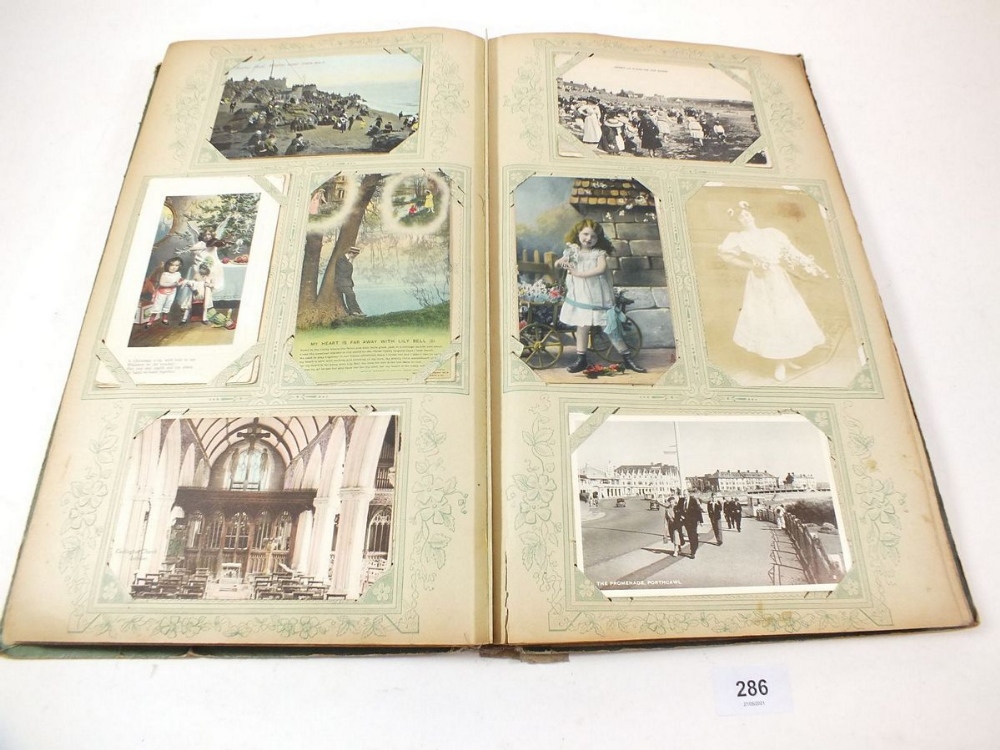 Postcards - album with topographical celebs/beauties, comic etc. artists include Jotter, Gilson etc. - Image 9 of 12