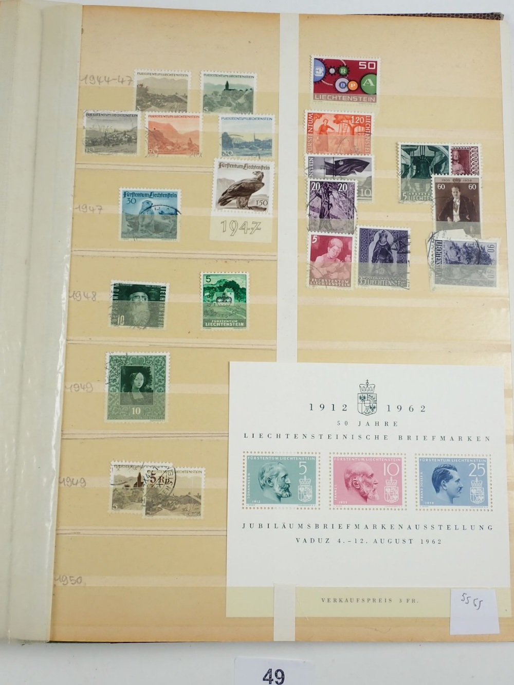 32 page stockbook full of mint/used Swiss stamps & 2 pages of Lichtenstein, mainly from the 1900s- - Image 6 of 6