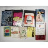 A selection of various ephemera relating to theatre, mainly souvenir programmes c1950 to 1970