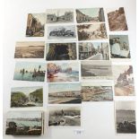 Postcards - Cornwall - topographical including Simmons Hodge (Truro) with staff/lorry scene at St