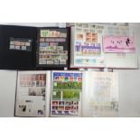 Channel Islands: Large accumulation of QEII mint & used Jersey stamps, mostly decimal, in 4 stock-