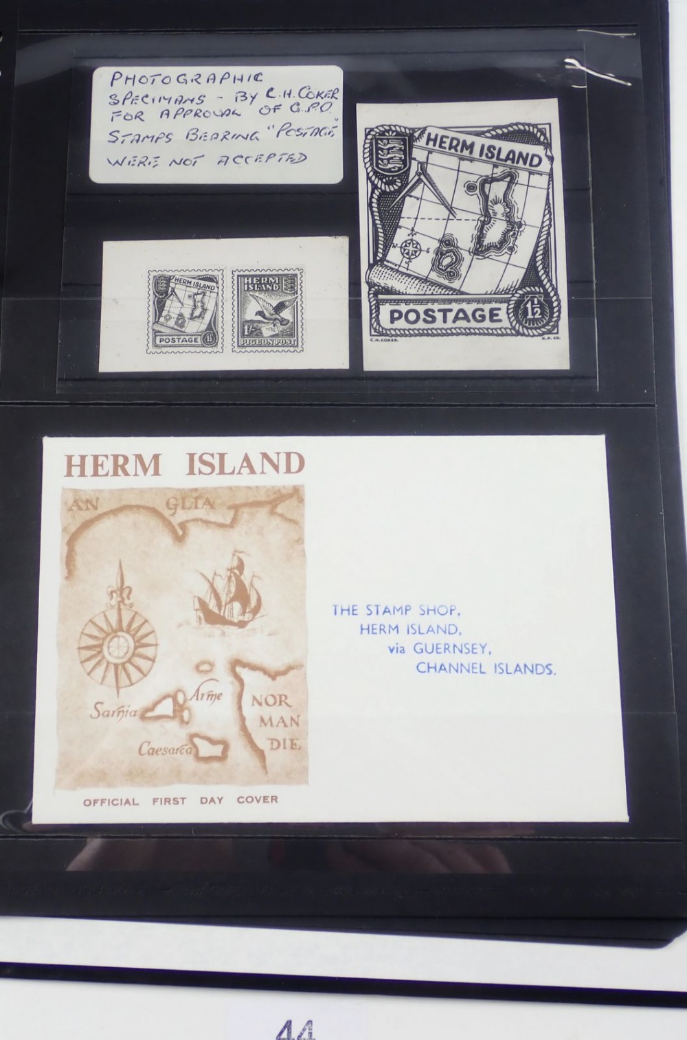 GB Locals: Lundy & Herm Island cinderella collection from 1936 on. Defin/commem issues with perf/ - Image 12 of 15
