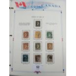 Canada: Purposed 'White Ace' album of mint/used QV-QEII defin & commem. In addition, official,