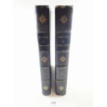 "Histoire De Jules Cesar" (two volumes), first edition 1865 and 1866, partly leather bound,