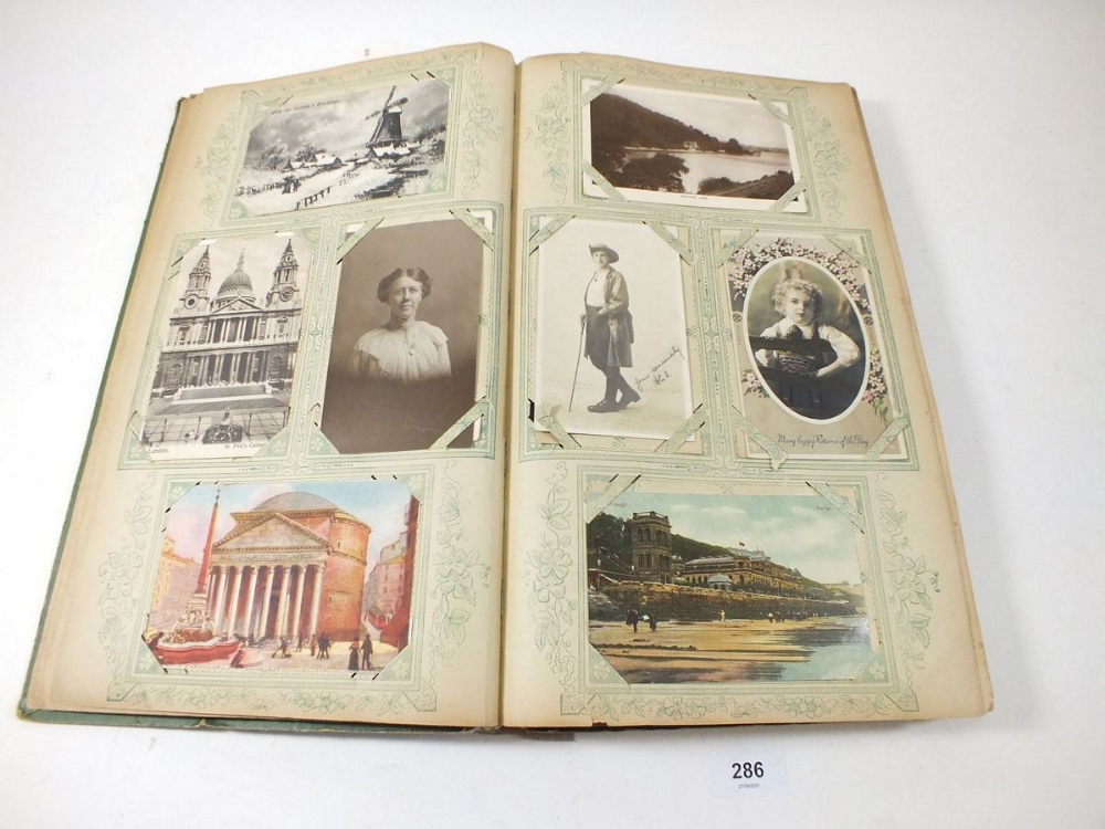 Postcards - album with topographical celebs/beauties, comic etc. artists include Jotter, Gilson etc. - Image 6 of 12