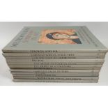 Metropolitan Seminars in Art, twelve slim volumes each with loose colour plates in a front pocket,