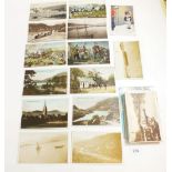 Postcards - small bundle of loose topographical cards with Irish, North Wales and Scottish noted,
