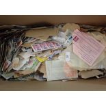 Massive 'Glory Box' of mint/used GB, Br C'wealth & ROW stamps loose, on piece, in packets etc. 1000s
