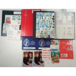 Tuvalu: Massive boxed accumulation of mint & used stamps in 3 large stock-books & packet. Defin,