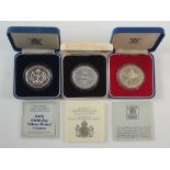 Royal Mint issues including: silver proofs, Queens silver Jubilee 1977, Queen Mother 80th and 90th