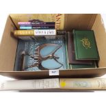 A box of books on antiques including Millers and Chaffers