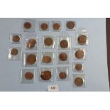 A quantity of George VI halfpenies 14 total, dates include: 1938, 41, 43, 44, 45 2 off, 46, 47,