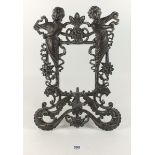 A cast copper finish classical style photograph frame - 34 x 24cm