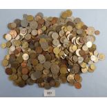 A quantity of World coinage mainly European East & West including Euros plus examples such as Hong