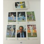 Postcards: Cricketers 68 different international cricketers postcards as issued by TCCB and ECG