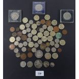 A quantity of British mainly pre-decimal and decimal coinage including: farthings, shillings etc, (