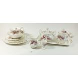 A small selection of Royal Albert 'Lavender Rose' dinner and tea ware consisting one cup four tea