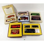 A collection of six boxed Corgi vehicles to include 50th Anniversary Battle of Britain Bedford