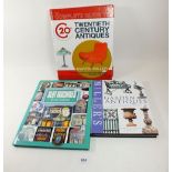 The Millers Guide to 20th century antiques, D Ladwig 'Slot Machines' and a book on garden antiques