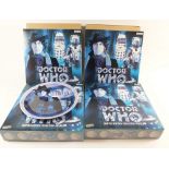 A set of four BBC 1996 Doctor Who plates, boxed