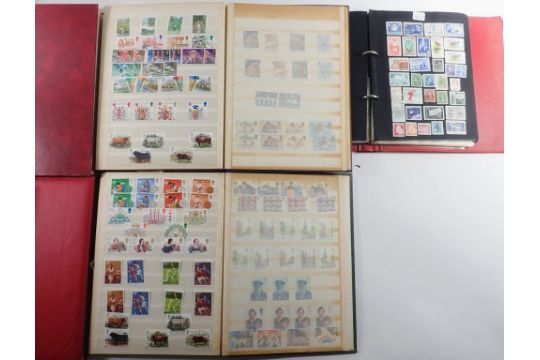 GB & ROW stamps in 6 stockbooks & 2 albums. Mint & used defin/commem. Decimal FV £50+ to be found - Image 2 of 2