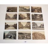 Postcards: miscellaneous topo including Wales (with Monmouth, Rhiwderin, Trefrew etc) Market St.