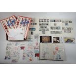 Box of GB QEII mint decimal stamps in booklets, stock-book and on page; FV £100+. In addition, 2 "