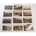 Postcards: Valentines (Publishers) RP UK topo cards including scenes at Largs, Strathyre,