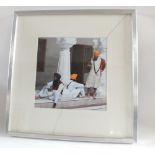 Sally Tucker 'Modern Amritsar' photograph - glass a/f - 29 x 29cm