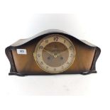 A 1950's striking mantel clock by Miller & Schlenker