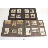 A Warwickshire Regiment photograph album and one other early 20th century photograph album
