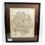 A map of Herefordshire by J Carey, 1787, 26 x 21cm