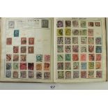 "Victory" album of GB, Br Empire & ROW mint & used stamps, mostly from the QV-KGVI period. Defin,