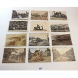 Postcards: mixed topo, GB and foreign, chiefly early to mid 1930's era including St. scenes at