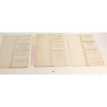 A large folder of estate plans and sales documents etc. relating to Herefordshire