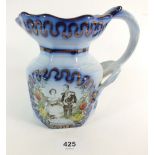 A Victorian commemorative jug for Princess Royal and Prince of Russia circa 1860, 15cm tall
