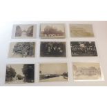 Postcards: RP selection including snow covered Pinner Rd Harrow, Reading Rd Wokingham, ext of