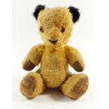 A mohair soft toy Sooty 1959, 22cm tall