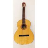 A Goya spanish guitar imported by Juan Teijeiro Music Co Ltd in a Ritter case