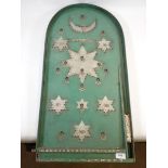 A 'Silver Star' bagatelle board