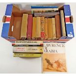 A box of books on the Middle East: T E Lawrence collection, Lawrence: The Mint number 255 of 2000