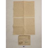 A Victorian letter written to G D Grattau 'China Mutual Steam Navigation Co. Shanghai, China'