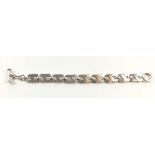 A modern silver bracelet, London 2020, makers mark RM, 19.5cm length, 37.5g