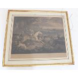 An early 19th century steel engraving 'Breaking Cover' published by James Cundee, 45 x 62cm
