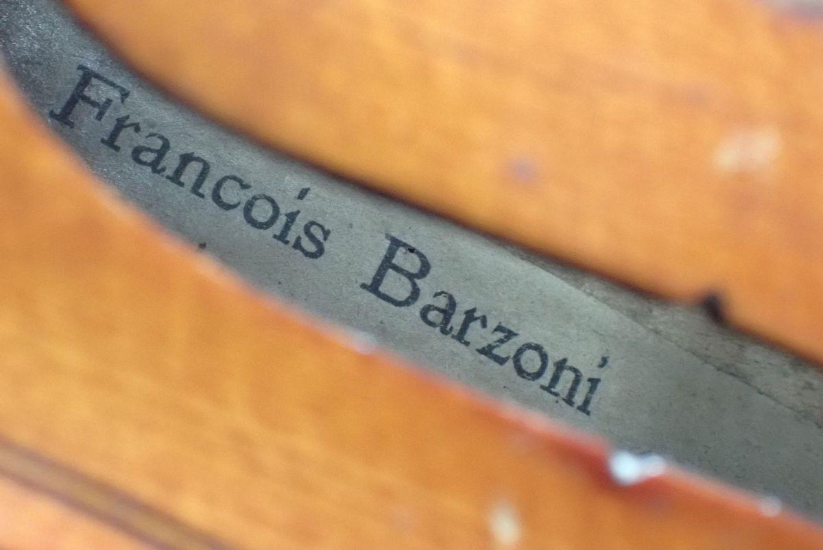 An early 20th century French violin by Francois Barzoni with label 'Manufacture special de la Maison - Image 10 of 13