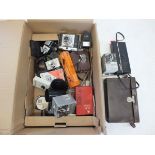 One box of cameras/photographic equipment